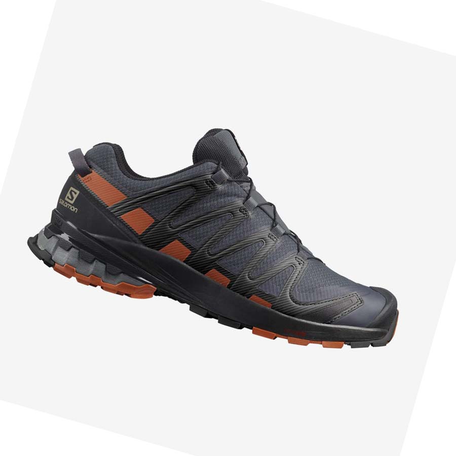 Salomon XA PRO 3D V8 GORE-TEX WIDE Erkek Patika Koşu Ayakkabısı Siyah | TR 3537MQZ